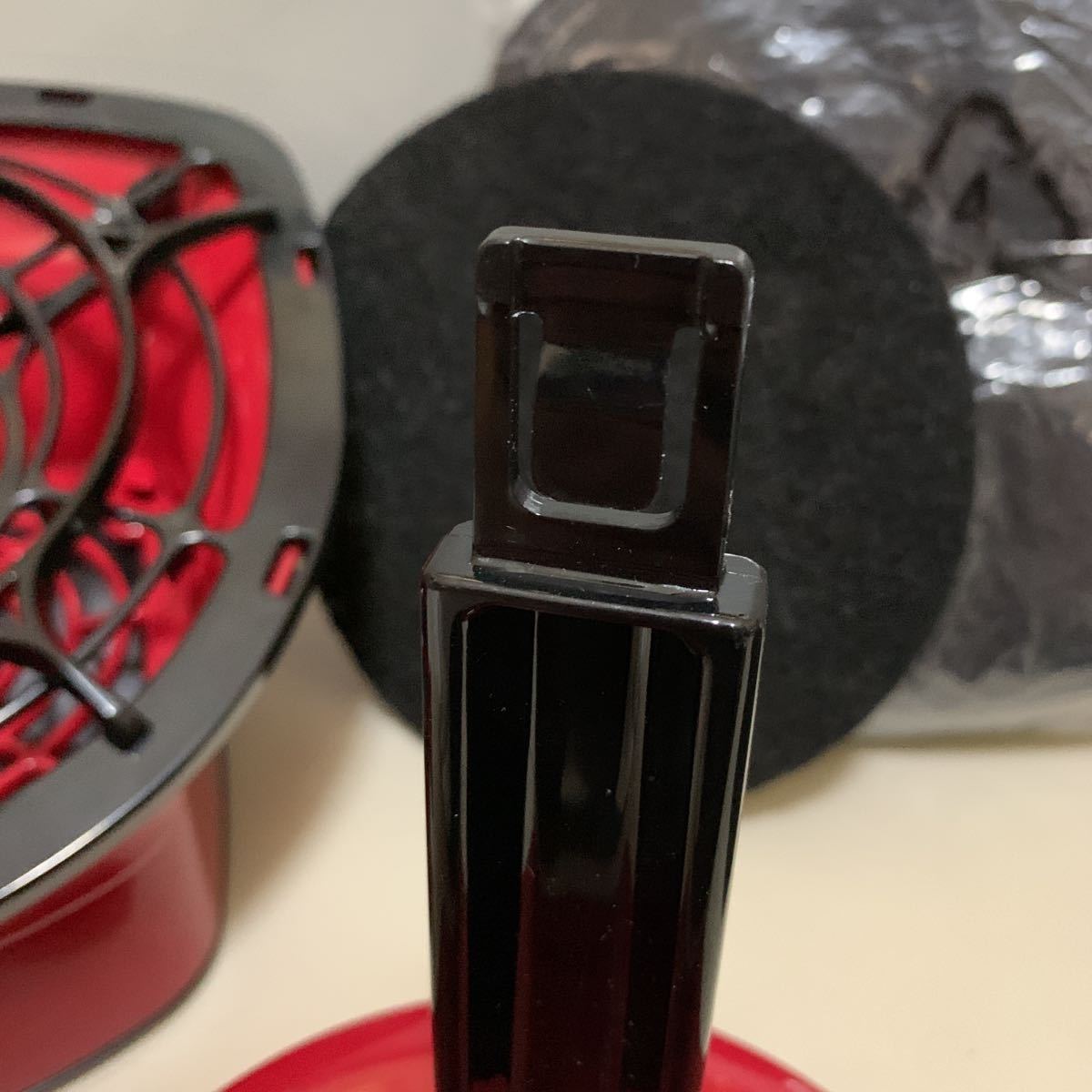 か4 卓上式換気扇 エアークリーンファン レッド DTE-1501(RD か4 卓上式換気扇 エアークリーンファン レッド DTE-1501(RD