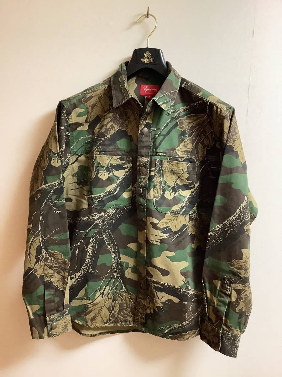 再入荷1番人気 スナップワークシャツ 【未使用極美】Supreme Woodland