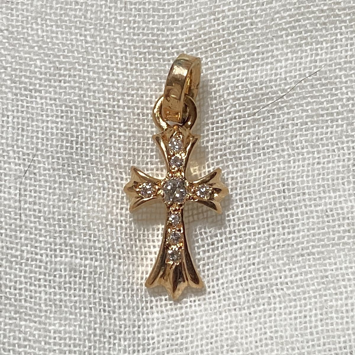 があるかと CHROME HEARTS クロムハーツ 22K ベビーファットクロス