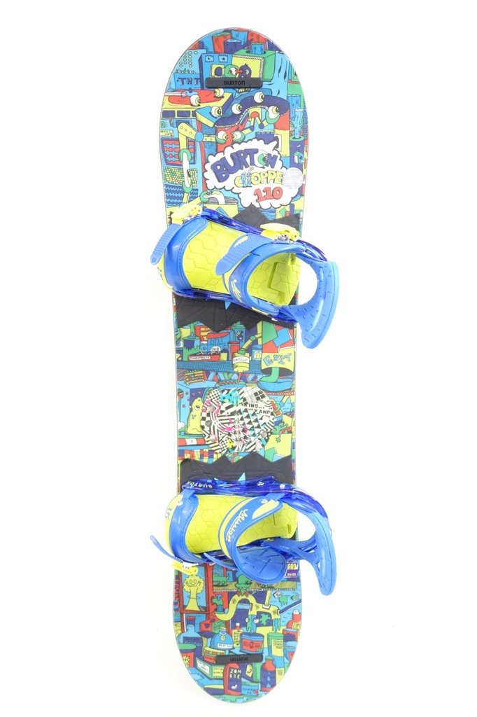 Burtonキッズスノボchopper 110cmビンディング付 Yahoo!オークション - 中古 子ども用 14/15 BURTON CHOPPER