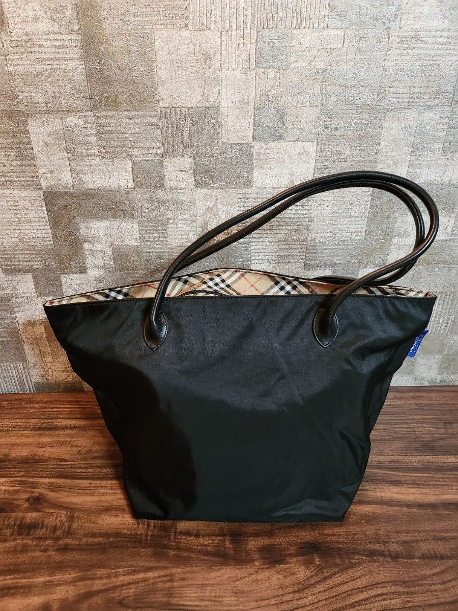 Burberry バーバリーブルーレーベル ナイロントートバッグ