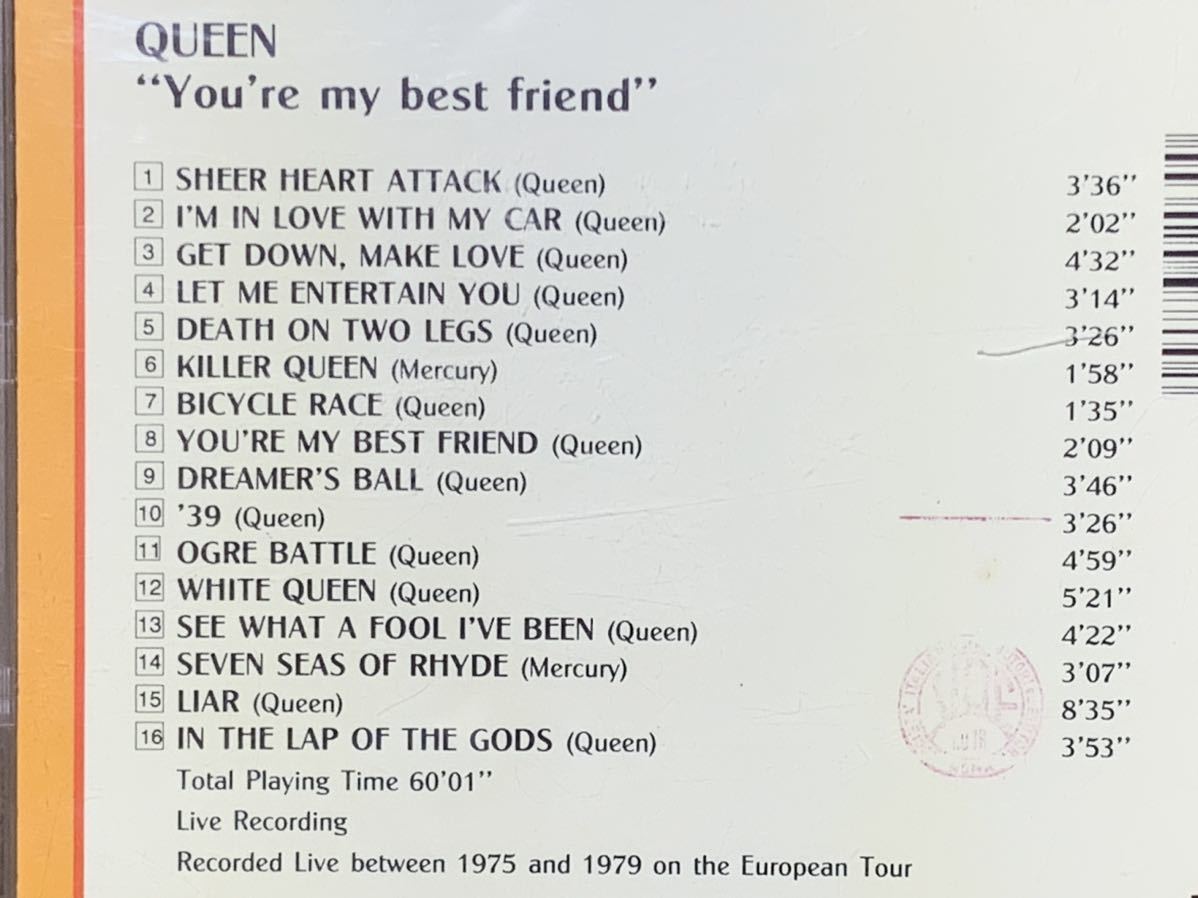 《CD》 クイーンQUEEN / You're My Best Friend_画像3