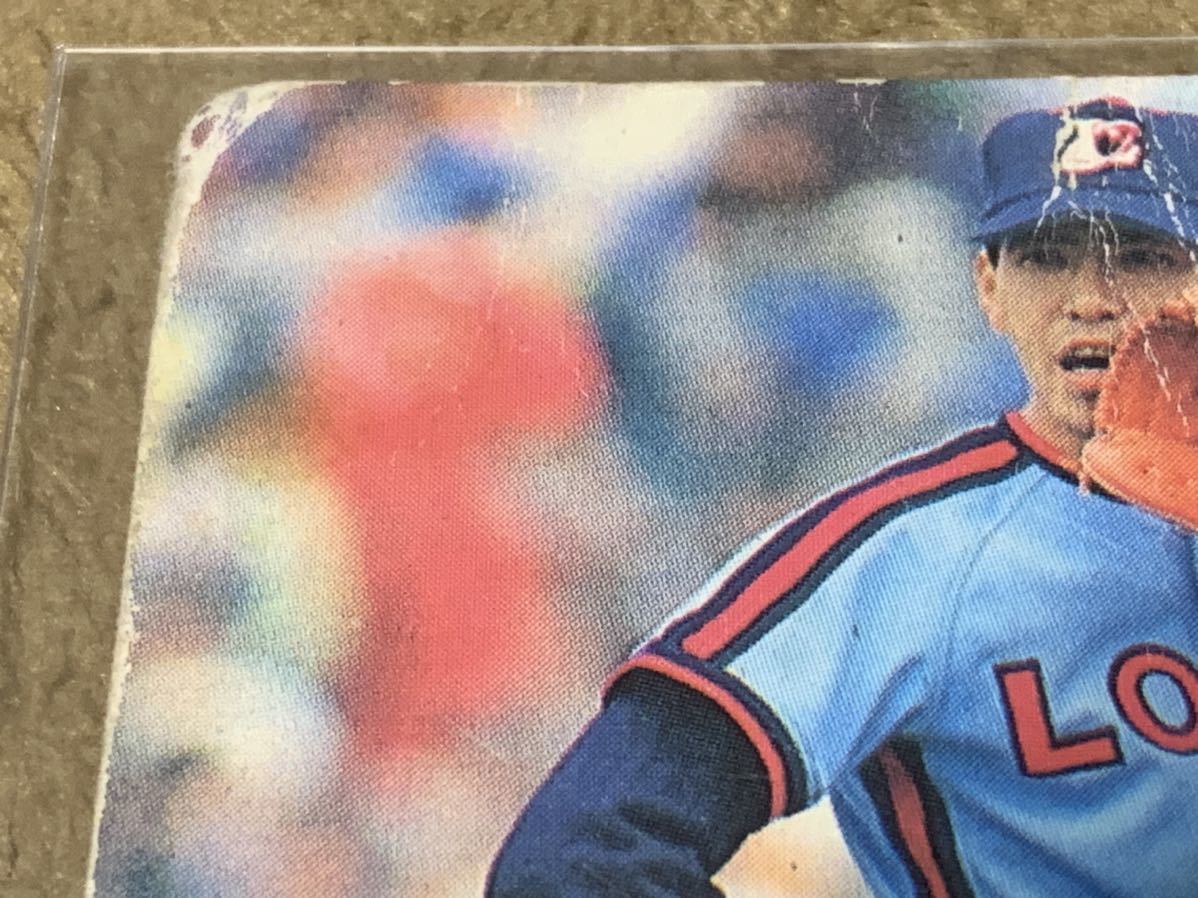1991 BASEBALL CARD No.100 小宮山悟 14 プロ野球チップス カルビー_画像3