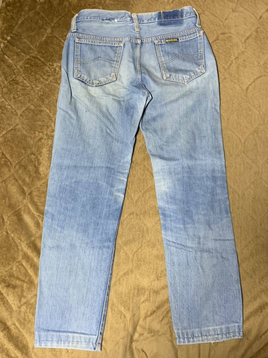 BOBSON Denim pants 1970 period domestic manufacture Vintage made in Japan Showa era jeans ji- bread rare thing that time thing 