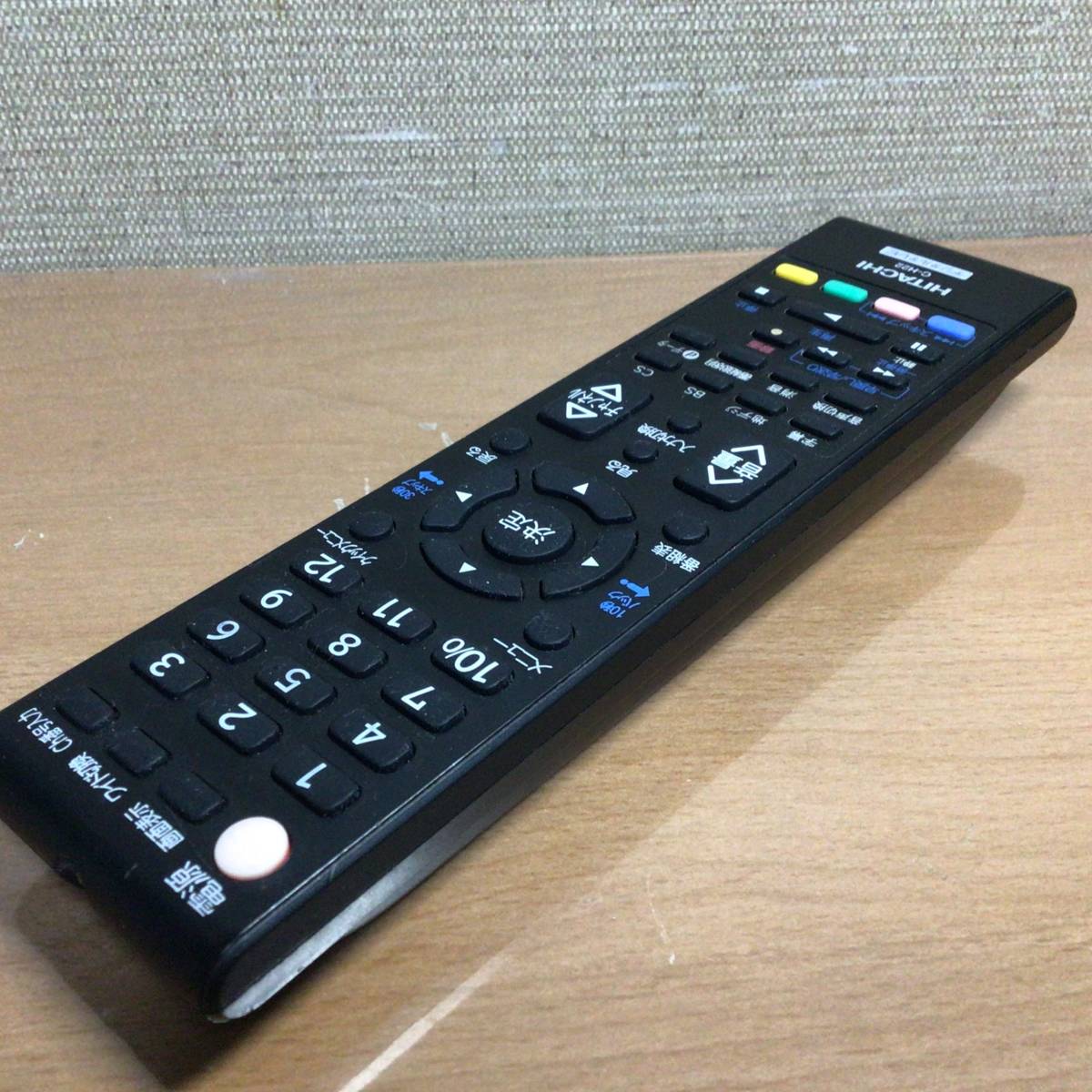 HITACHI 日立 テレビ用リモコン C-H22 信号確認OK_画像3