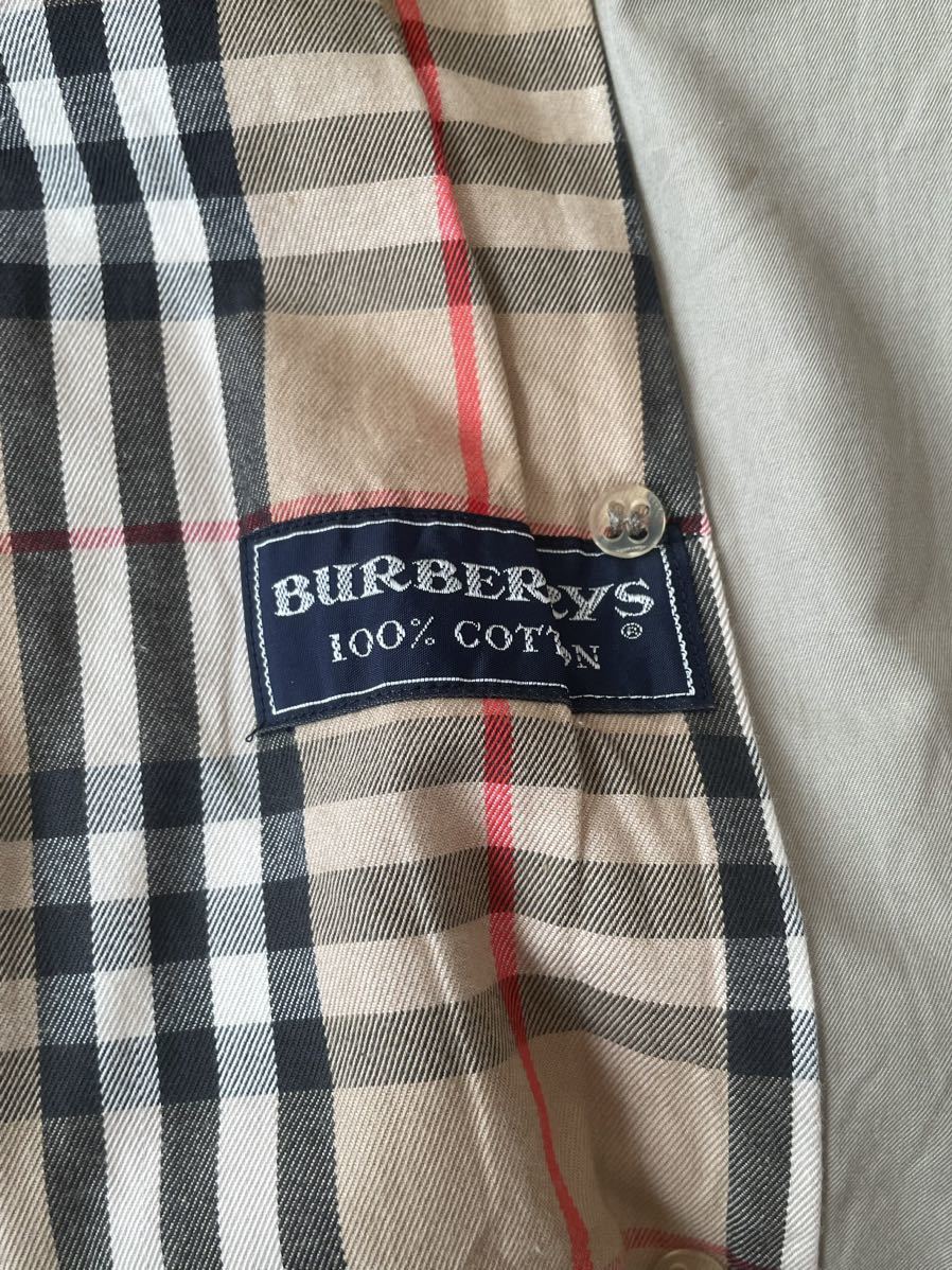 Vintage 希少 バーバリー Burberrys イギリス製 トレンチコート バーバリートレンチコート ベージュ _画像6