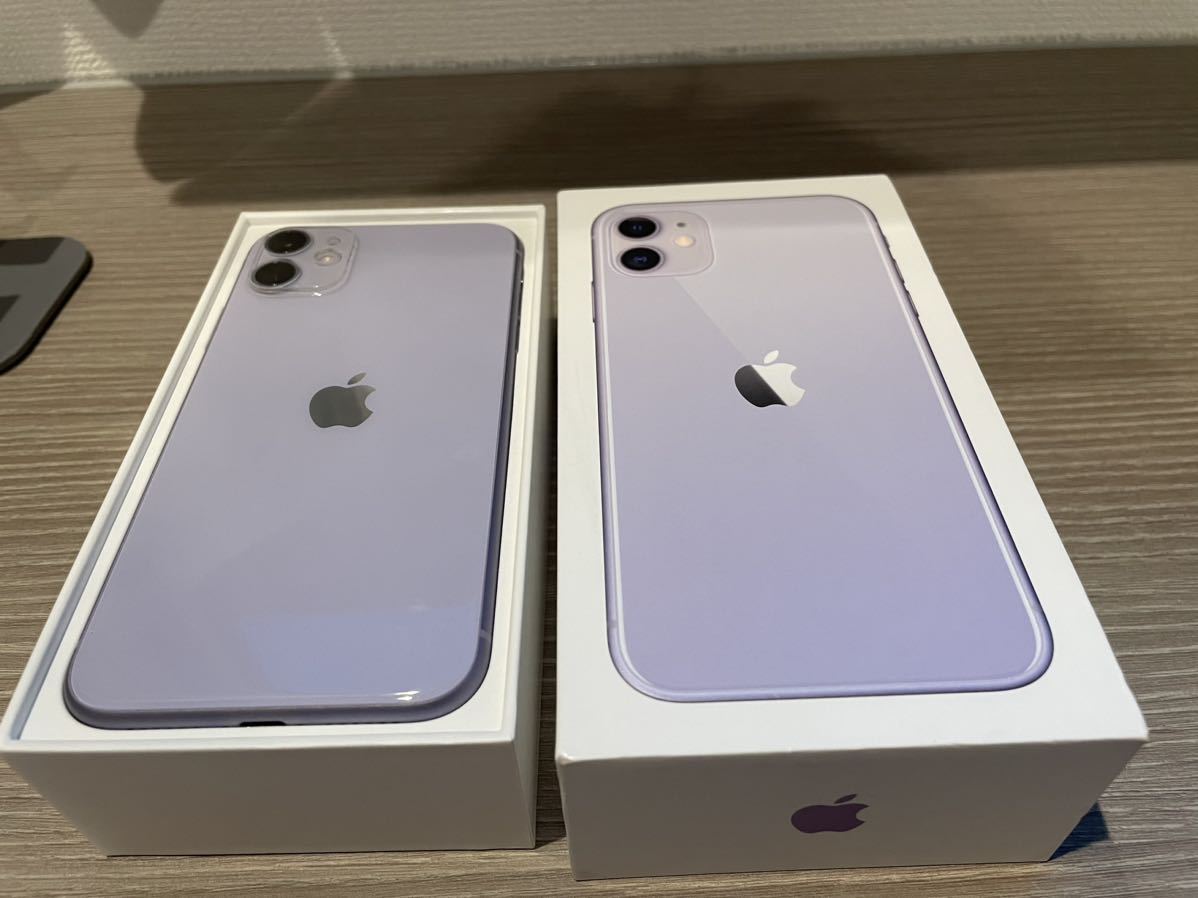 すぐ発送可能！ 美品iPhone 11 パープル 256 GB docomo SIMロック解除