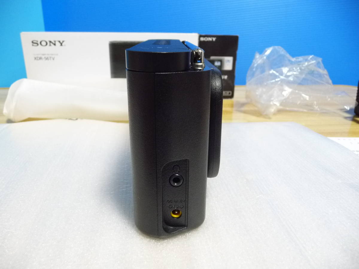 ◇展示美品 SONY ソニー ワンセグTV音声対応ポータブルラジオ XDR-56TV