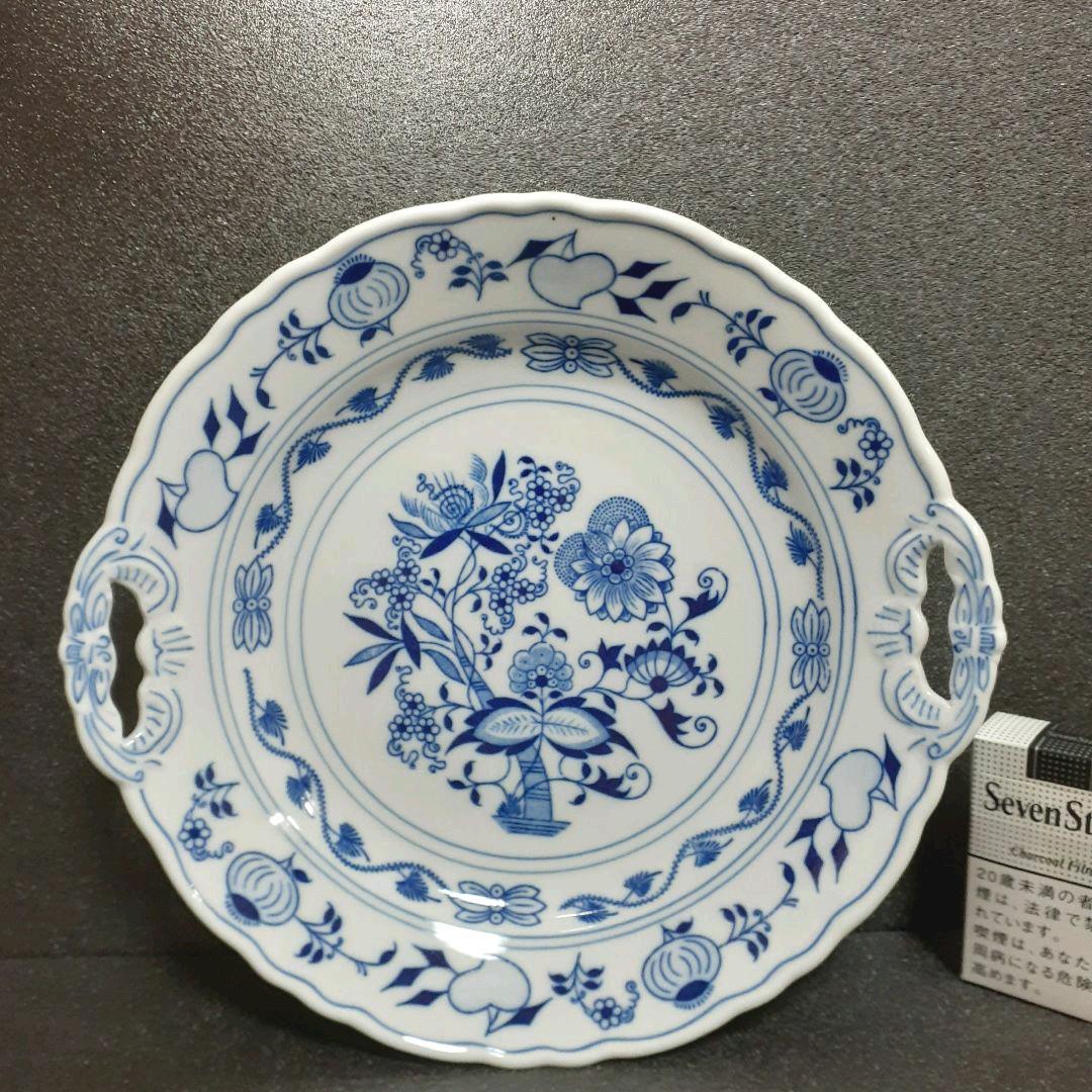 匿名配送】新品 カールスバード ブルーオニオン プレート26cm 2枚 www