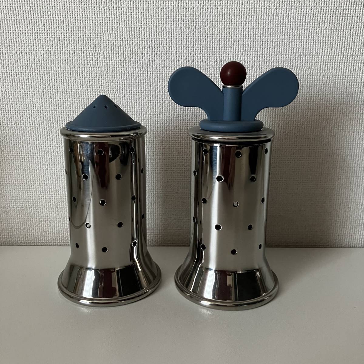 ALEESI 未使用 ペッパーミル & ソルトキャスター セット-