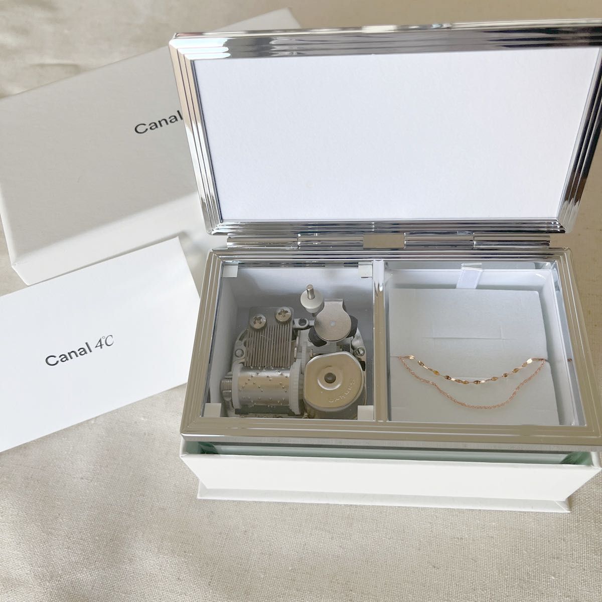 Canal4℃ カナルヨンドシー ブレスレット オルゴールジュエリーボックス付き
