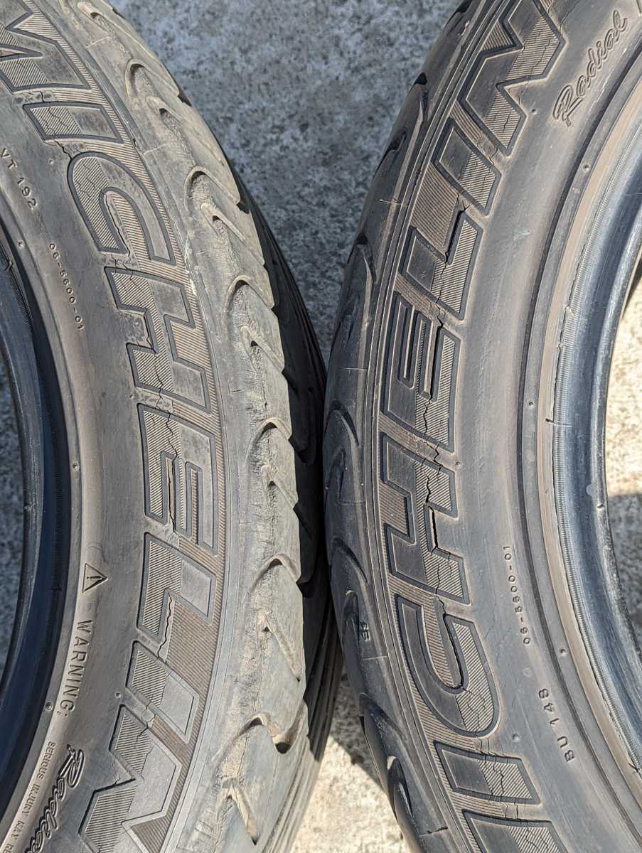 値下げ　MICHELIN　PilotSPORT　ミシュラン　パイロットスポーツ　245/45/R17　2本　コルベットC5にて使用　溝残5割程度_画像10