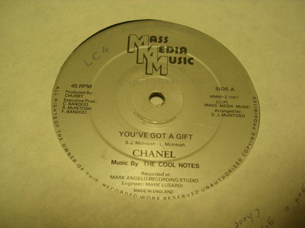 ●Reggae Lovers Rock 12inch●CHANEL/ YOU'VE GOT A GIFT_画像2