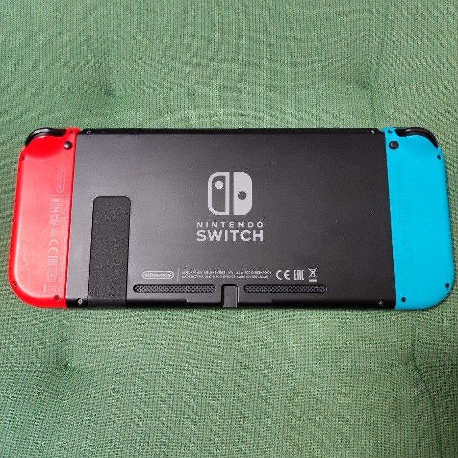 美品】Nintendo Switch 本体 ネオンブルー/ネオンレッド HAC-S-KABAA