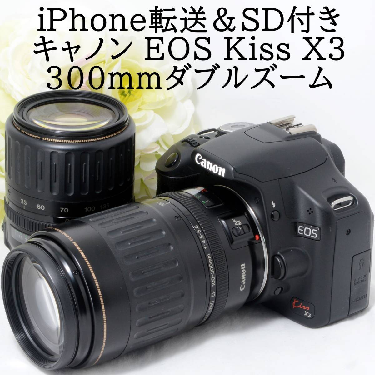 ☆iPhone転送＆SD付き☆Canon キャノン EOS 60D IS STM カメラ 