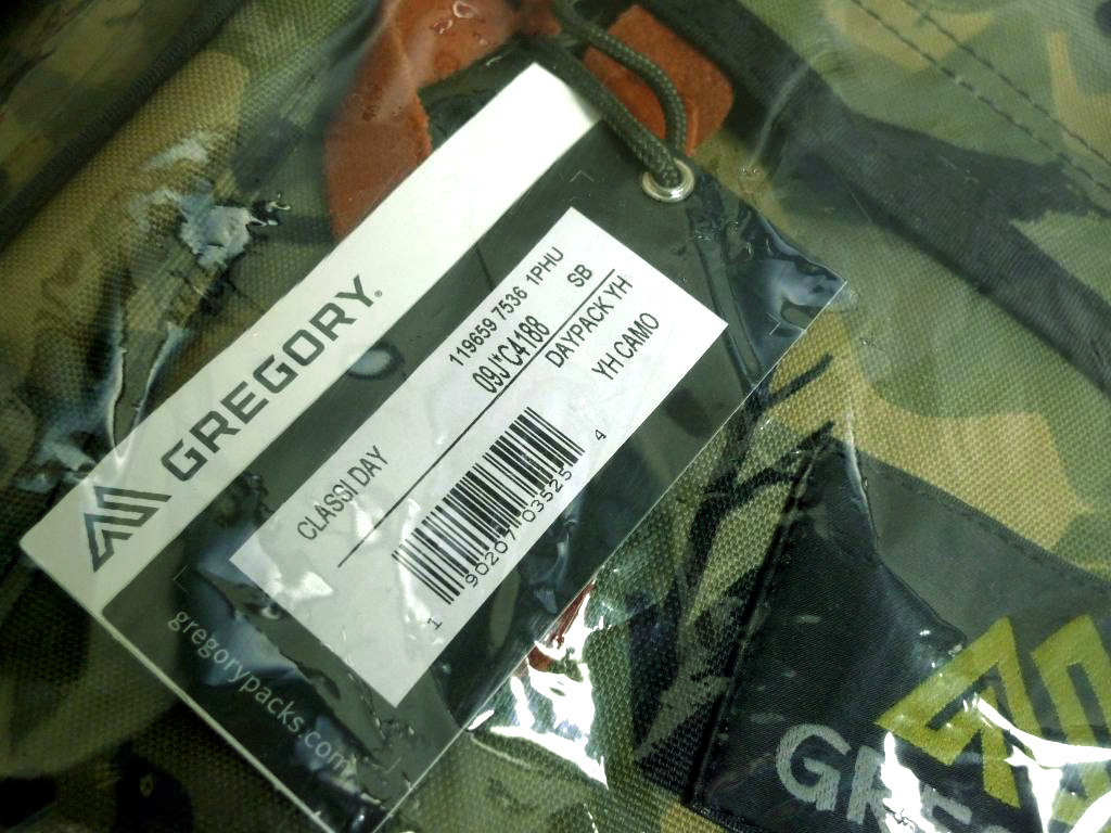 限定 新品 GREGORY×Yusuke Hanai 花井祐介 DAYPACK デイパック YH CAMO