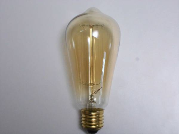 [ free shipping ]* new goods *ejison valve(bulb) . color in dust real lamp 40w house, interior retro antique miscellaneous goods 