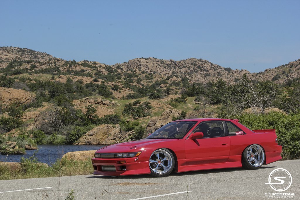 小★　S-CHASSIS ラウンド　赤　ステッカー AU USDM エスシャーシ　シルビア 180SX 240SX S12 S13 S14 S15 PS13 RPS13_画像5