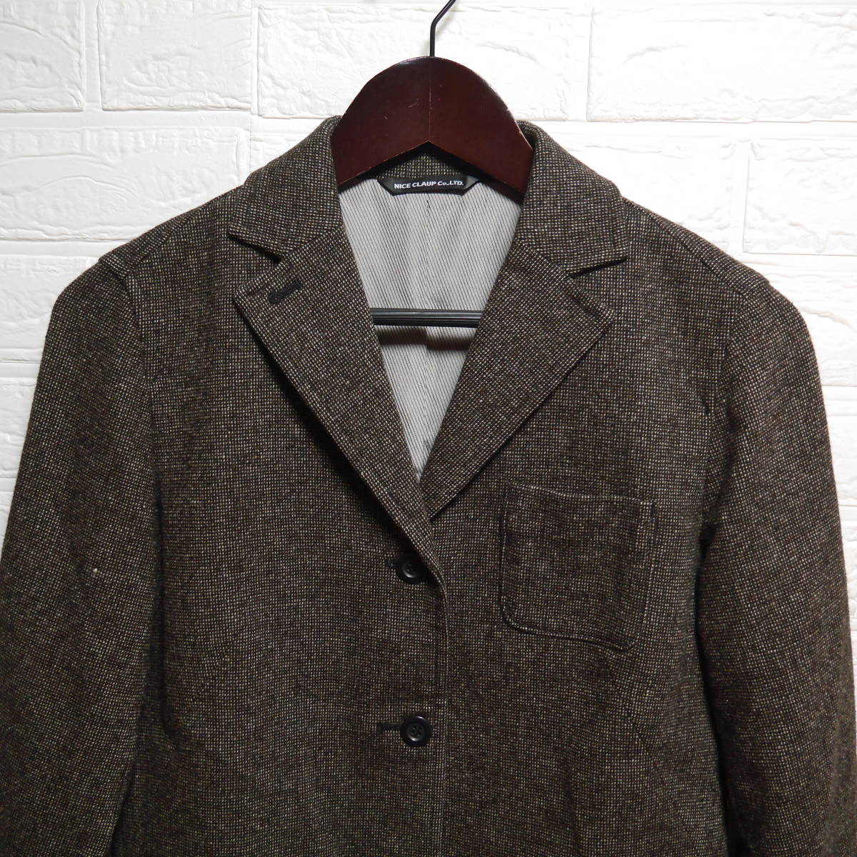 A586 * NICE CLAP | Nice Claup jacket light brown group used size inscription none 