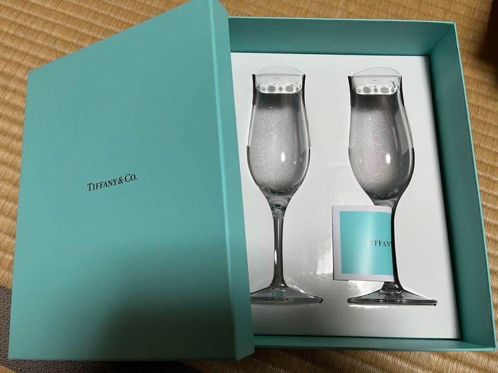 世界の 新品未使用TIFFANY&Co スウィング ペアグラス シャンパングラス