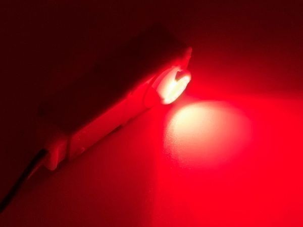 YO-644-1R【N-BOX / N-BOX カスタム JF3 JF4 フットランプ 増設 ハーネス 赤色 LED 1本 1500mm】 送料込 インナーランプ_画像6