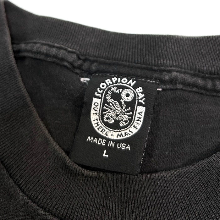 【送料無料】USA製 90s SCORPION BAY Tシャツ vintage 古着 オールドサーフ オールドスケート_画像7