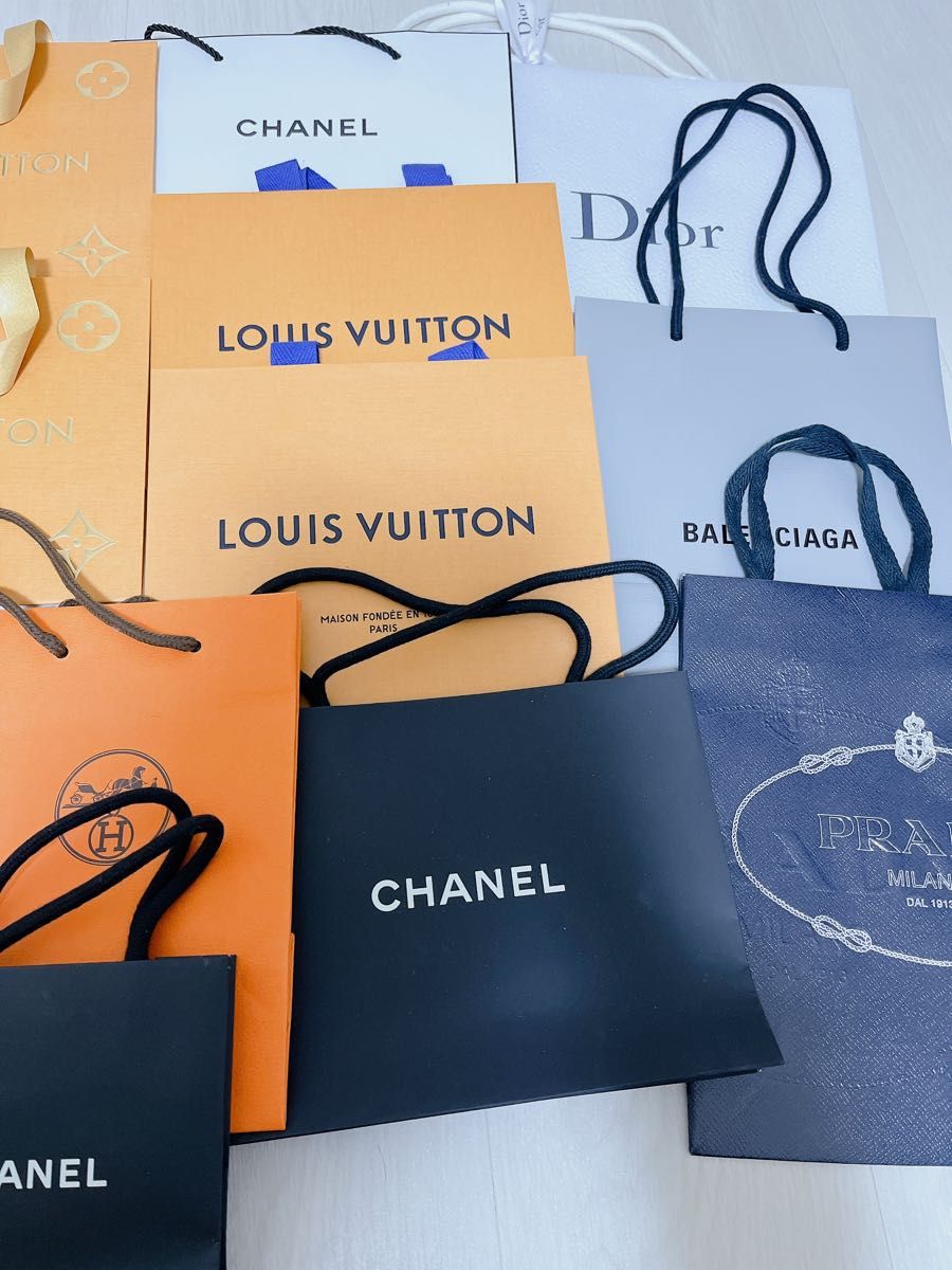最大90%OFFクーポン ハイブランド 紙袋 ルイヴィトン CHANEL tdh