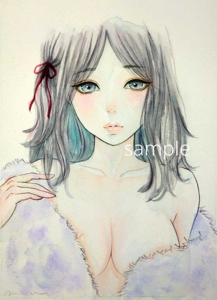 専用 描きイラスト 絵画 肉筆原画 水彩画 美人画 ヌード 専用 描きイラスト 絵画 肉筆原画 水彩画 美人画 ヌード