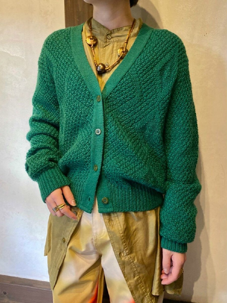 Pendleton color knit cardigan(sn221029)