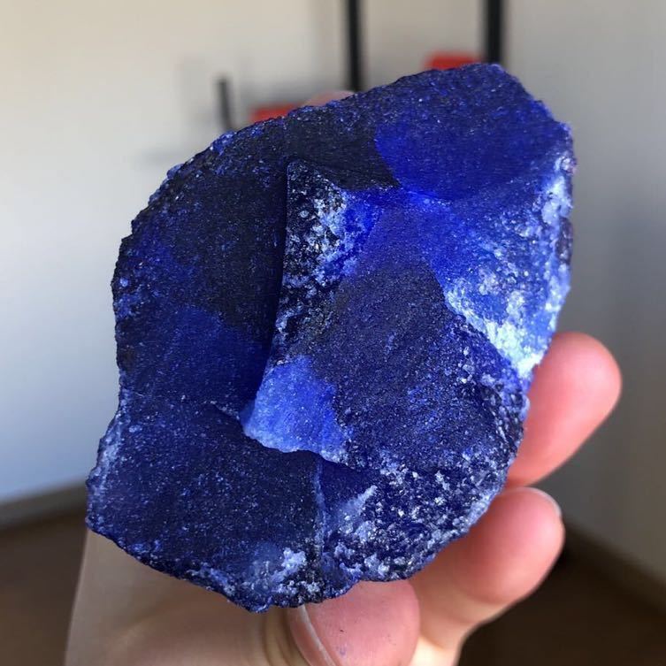アフリカ産 天然サファイア コランダム 626ct 鉱物 原石 証明書付-