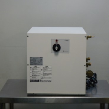 6 2018年製 イトミック ESN25ARN220C0 小型 電気温水器 単相200V 用 2kw 30～75度 給湯器 25L W370(+48)D424(+21)H400mm Aタイプ