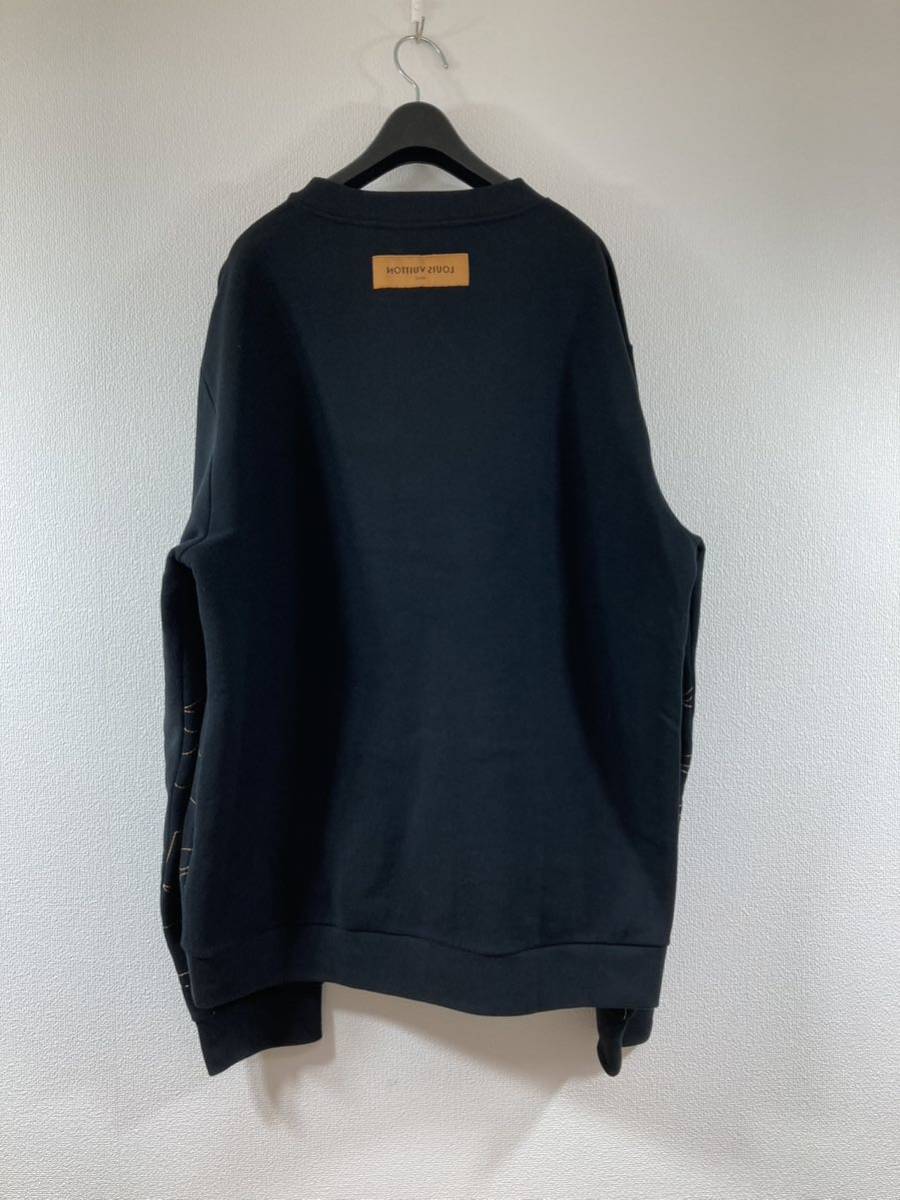 ルイヴィトン 23SS LVミュージックラインエンブロイダードクルーネック