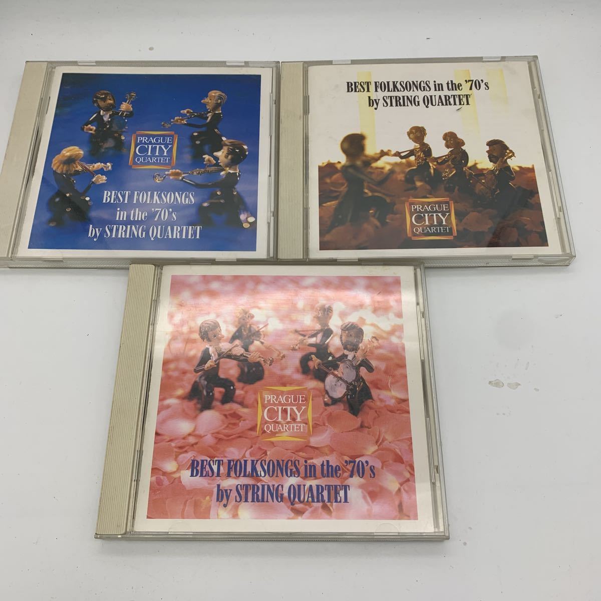 中古CD ストリング・カルテットで聴く‘70年代ベスト・フォークソング集1〜3 管理Non698_画像1