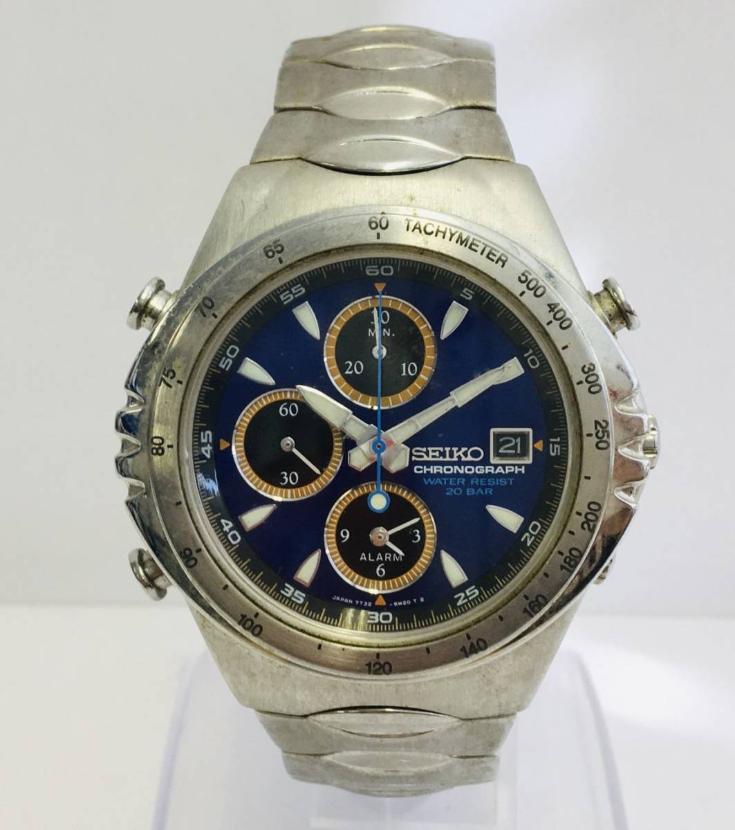 購入SEIKO マッキナ・スポルティーバ クロノグラフ 7T32-6J00 稼動品
