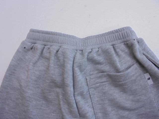 [KCM]z-new-289-130* выставленный товар *[ New balance ] Kids Junior тренировочный брюки обратная сторона мельчайший ворсистый JJPP0335 Heather серый размер 130