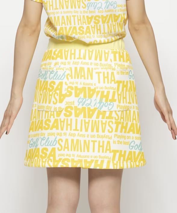 ◇UNDER25 Samantha Thavasa(サマンサタバサ アンダー25)のロゴプリントスカート_画像3