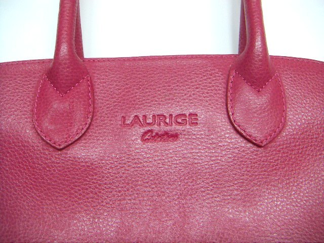 【送料込】フランスの皮革製品ブランド「”LAURIGE（ローリージュ）” ショルダーバッグ」_画像2
