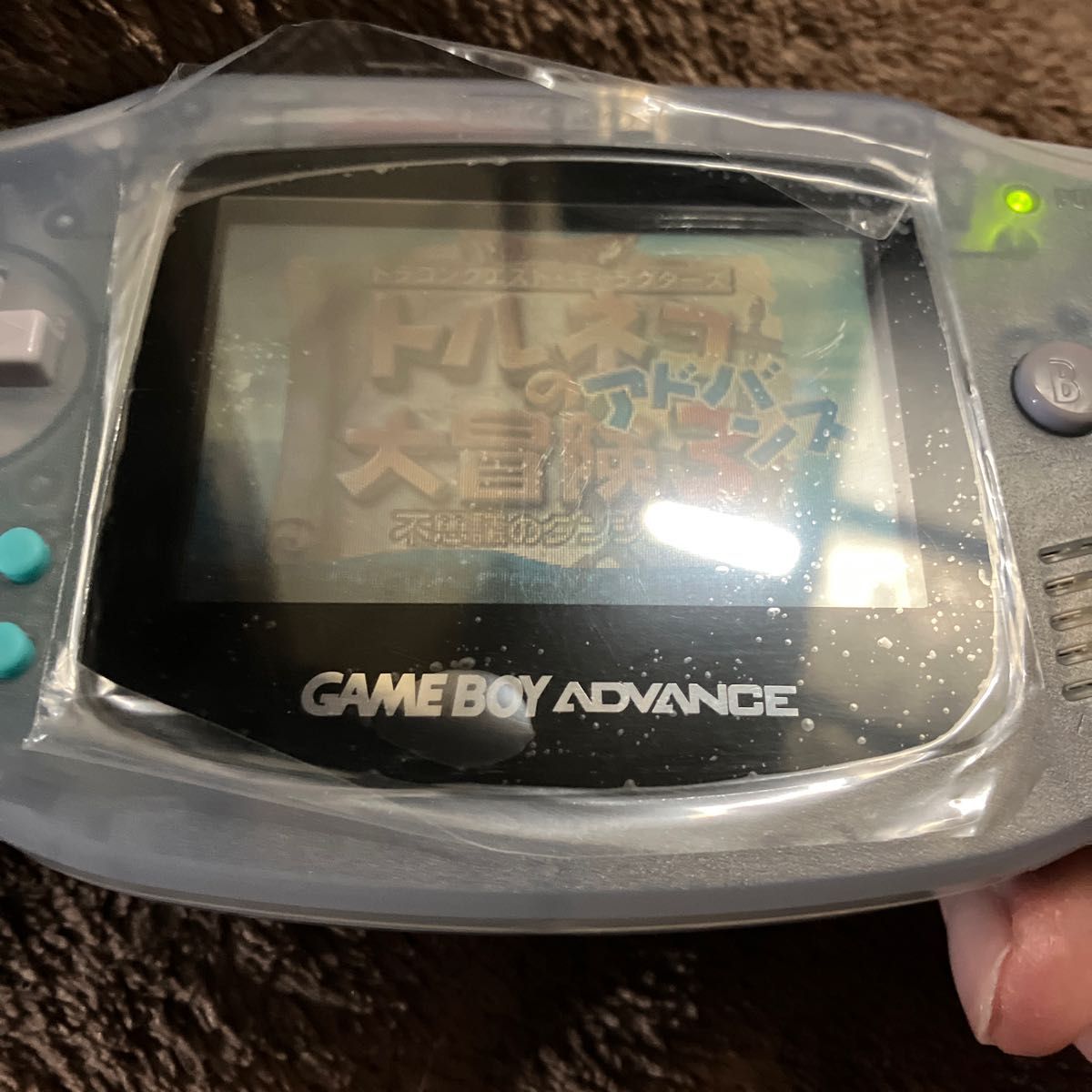 ゲームボーイアドバンス本体 ミルキーブルー 中古メンテ済 GBA 任天堂