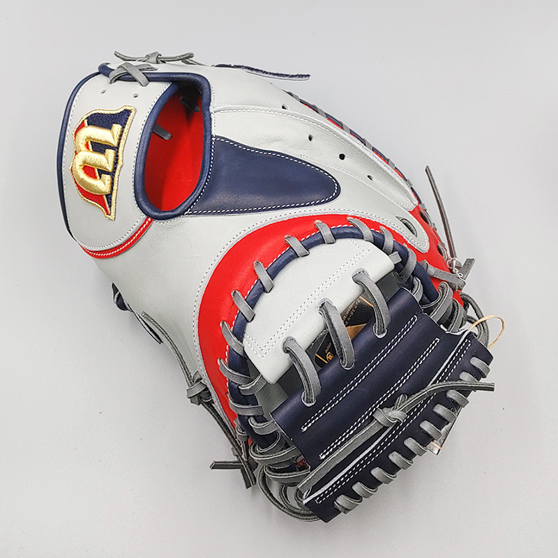 【新品】 ウイルソン 軟式用 キャッチャーミット 無料型付け (Wilson グラブ)[NE630]_画像3