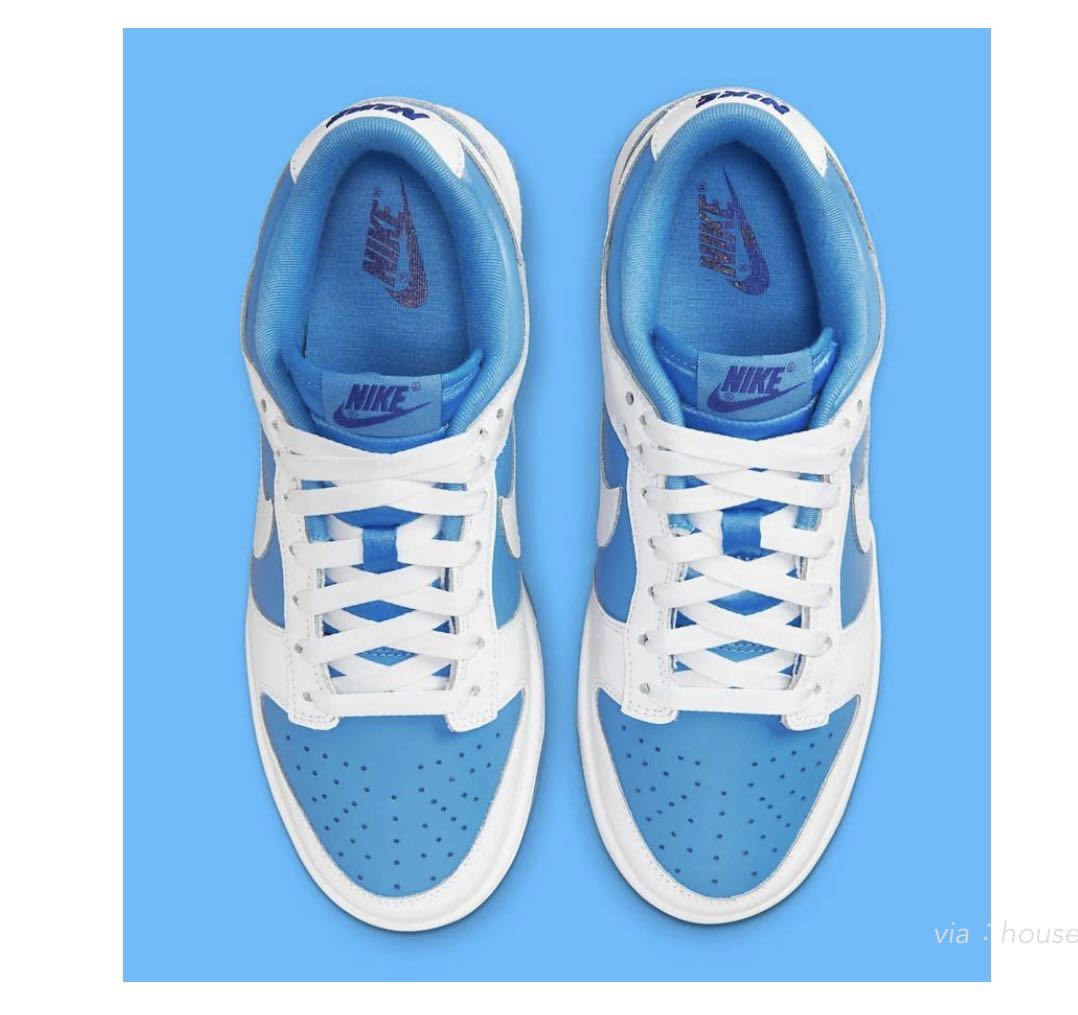 1円スタートNIKE DUNK Low Reverse UNC ナイキ ダンク ロー リバース UNC 27cm_画像8