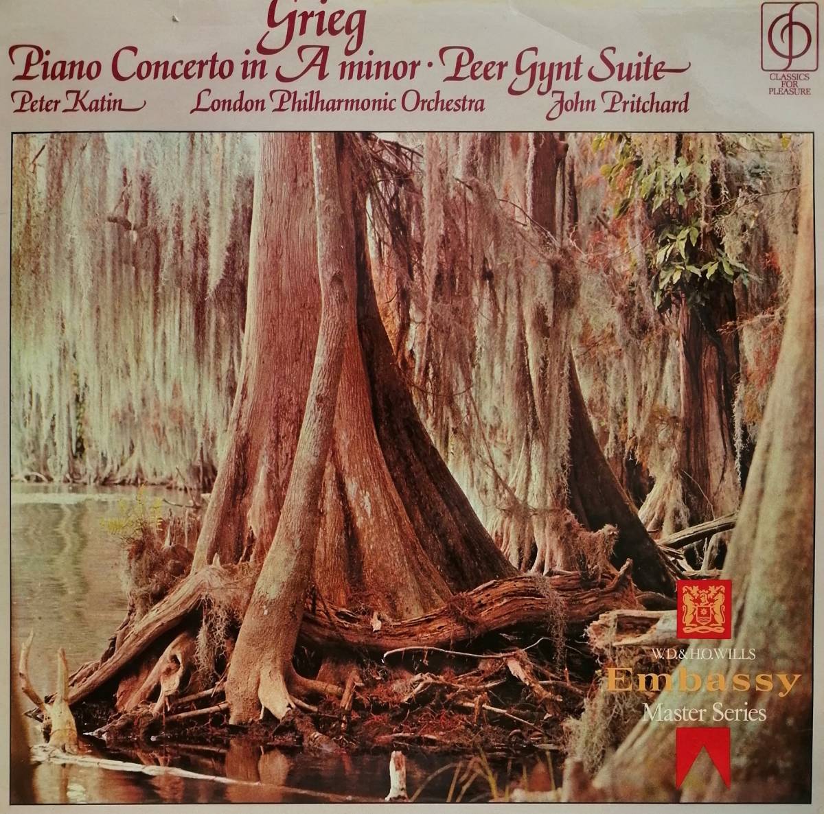 輸入LP盤 ピーター・ケイティン/ジョン・プリッチャード/London Phil　Grieg Piano協奏曲 & 組曲「ペール・ギュント」_画像1