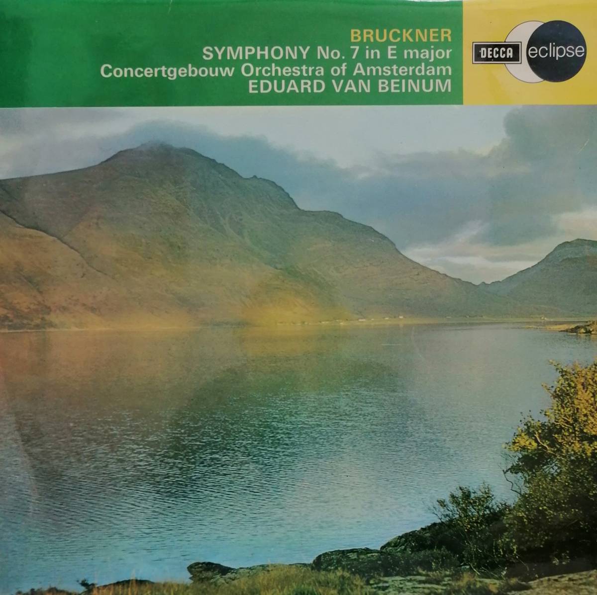 輸入LP盤 エドゥアルト・ヴァン・ベイヌム/Concertgebouw Amsterdam　Bruckner 交響曲7番_画像1