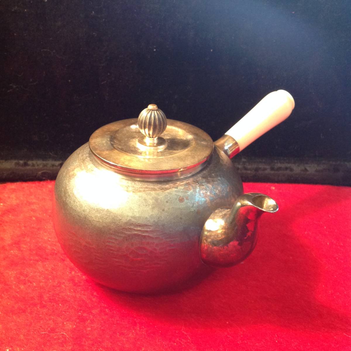 御茶道具 純銀 煎茶 横手急須 箱無 | hospitaldeyumbo.gov.co