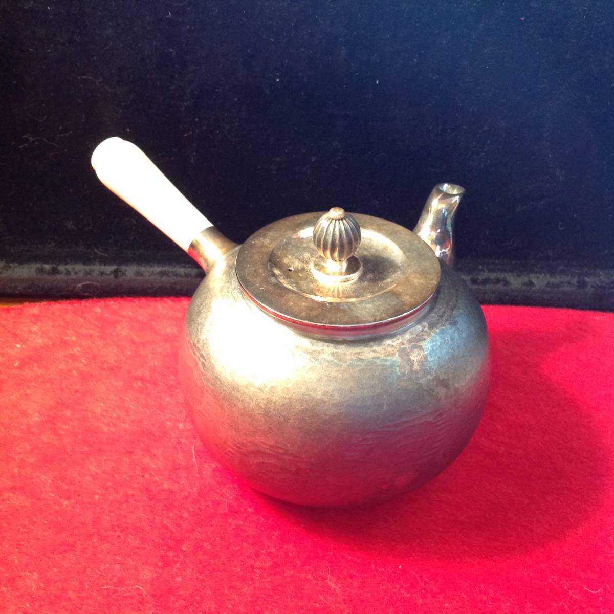 御茶道具 純銀 煎茶 横手急須 箱無 | hospitaldeyumbo.gov.co