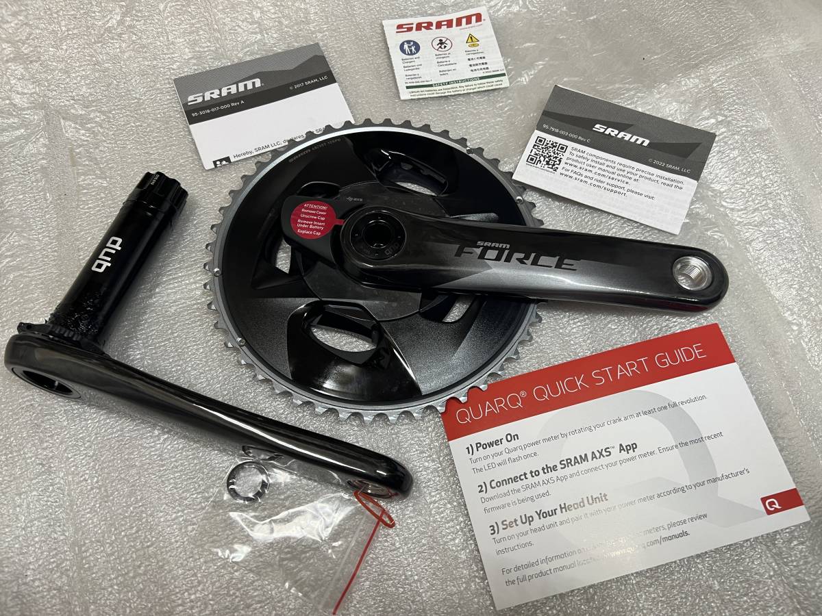 タイムセール！】 新品 SRAM パワーメーター付チェーンリング&カーボン