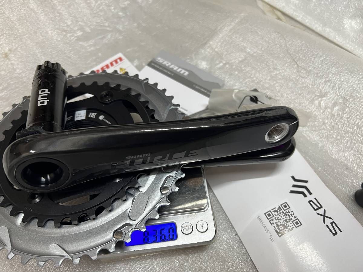 新品 SRAM FORCE AXS 12速 DUB 48 35 170mm パワーメーター付チェーン