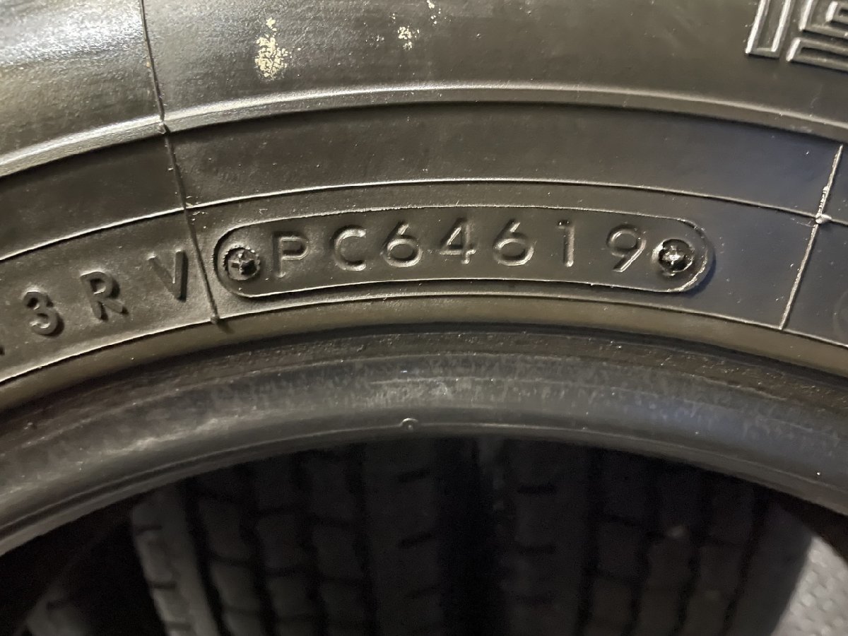 TOYO DELVEX 934 155/80R14 88/86N LT 14インチ スタッドレス 4本 2019年製 バリ溝 プロボックス サクシード等　(TA714)_画像10