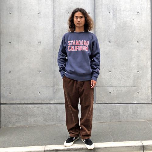 STANDARD US8.5 CALIFORNIA/スタンダードカリフォルニア SD 26.5cm Corduroy バンズ Pants 20周年スリッポン スタンダードカリフォルニア California×Vans Work ON Pants 新品 brown キムタク着 36インチ