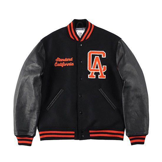 Standard California/スタンダードカリフォルニア SD Varsity Jacket XL 未使用 スタジャン アワードジャケット ヴァーシティジャケット_画像2