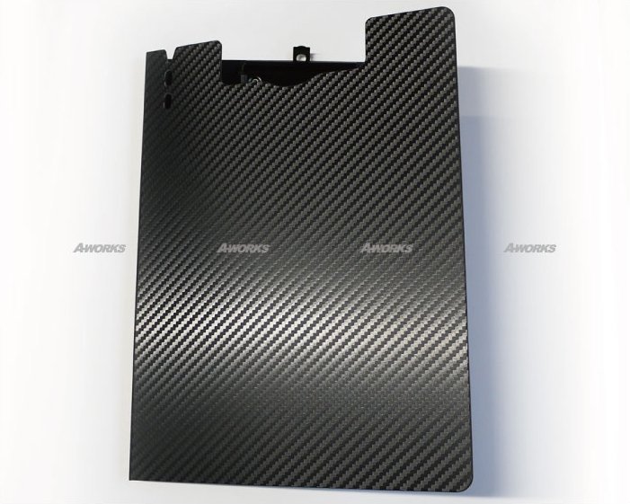 carbon style clipboard A4 size black 